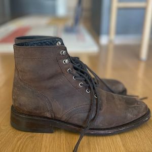 Chocolate Combat Boots